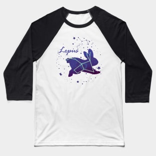 Lepus Constellation Baseball T-Shirt